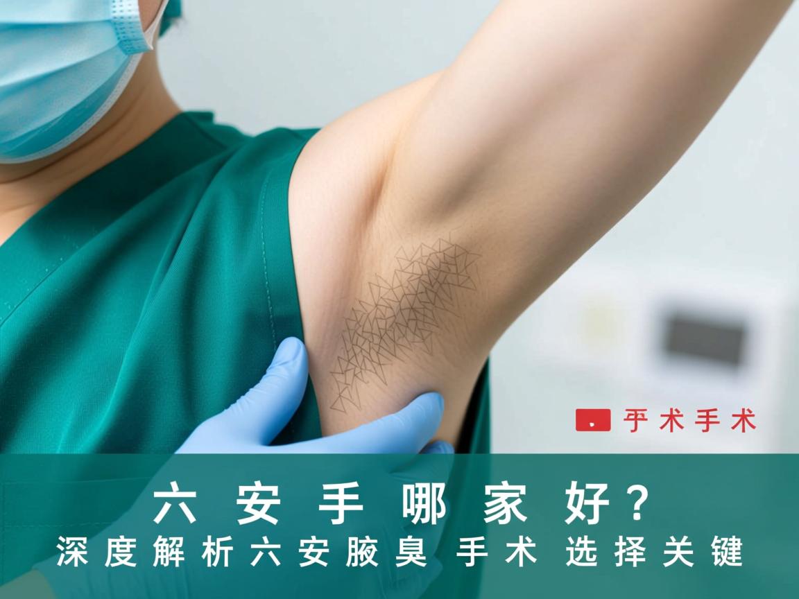 六安腋臭手术哪家好？深度解析六安腋臭手术选择关键