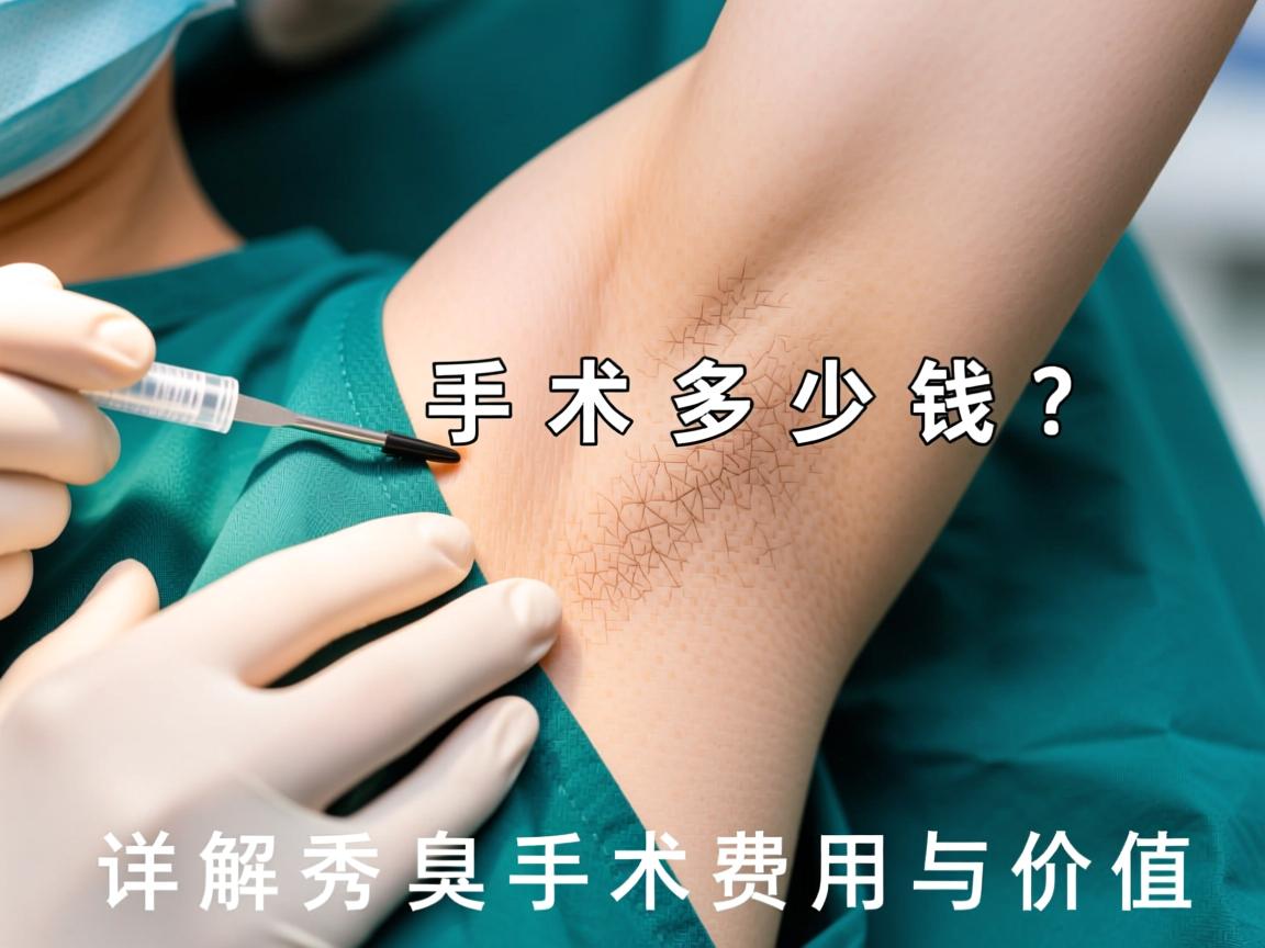 腋秀手术多少钱？详解腋秀腋臭手术费用与价值