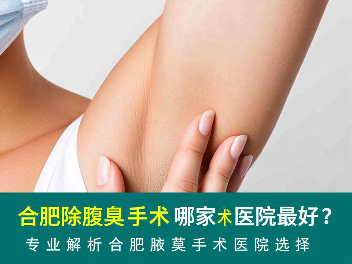 合肥除腋臭手术哪家医院最好？专业解析合肥腋臭手术医院选择