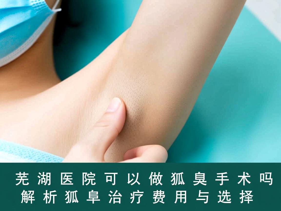 芜湖医院可以做狐臭手术吗？解析狐臭治疗费用与选择