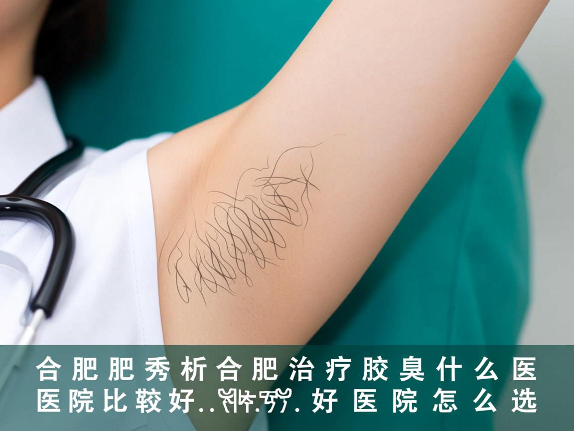 合肥腋秀解析，合肥治疗腋臭什么医院比较好，好医院怎么选