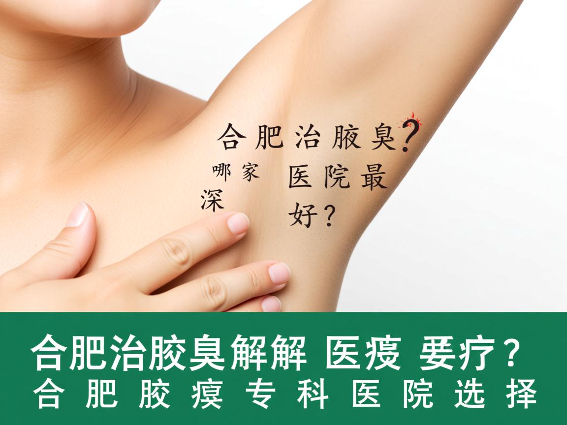 合肥治腋臭哪家医院最好？深度解析合肥腋臭专科医院选择