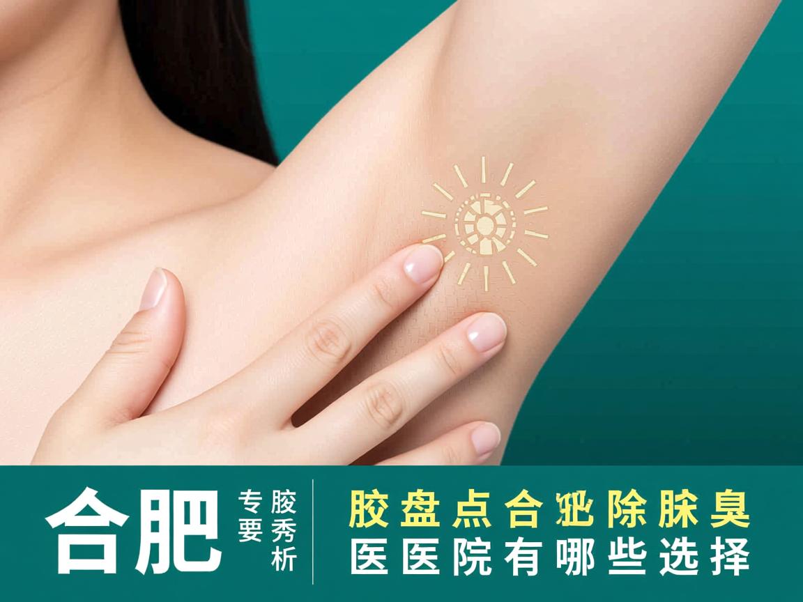 合肥腋秀解析，专业盘点合肥除腋臭医院有哪些选择