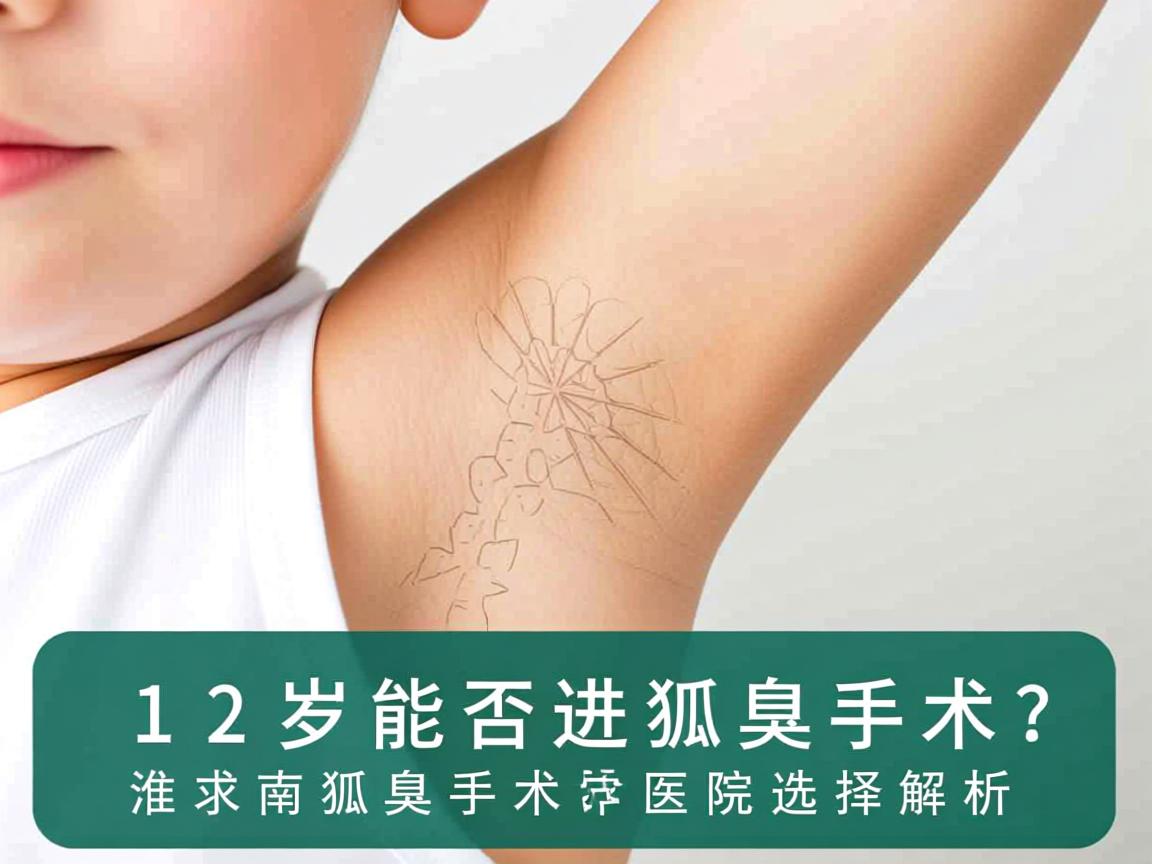 12岁能否进行狐臭手术?淮南狐臭手术医院选择解析 12岁能否进行狐臭手术?淮南狐臭手术医院选择解析