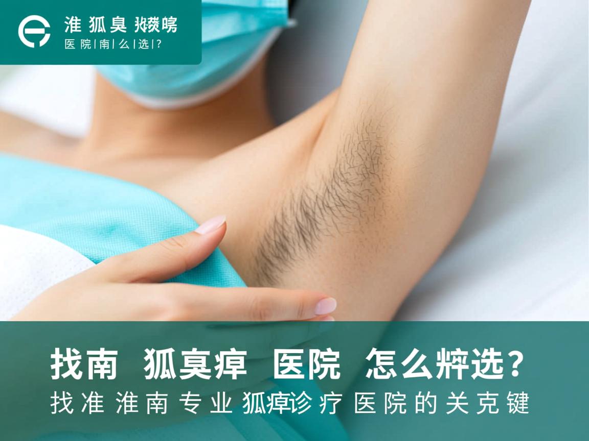 淮南狐臭医院怎么选？找准淮南专业狐臭诊疗医院的关键