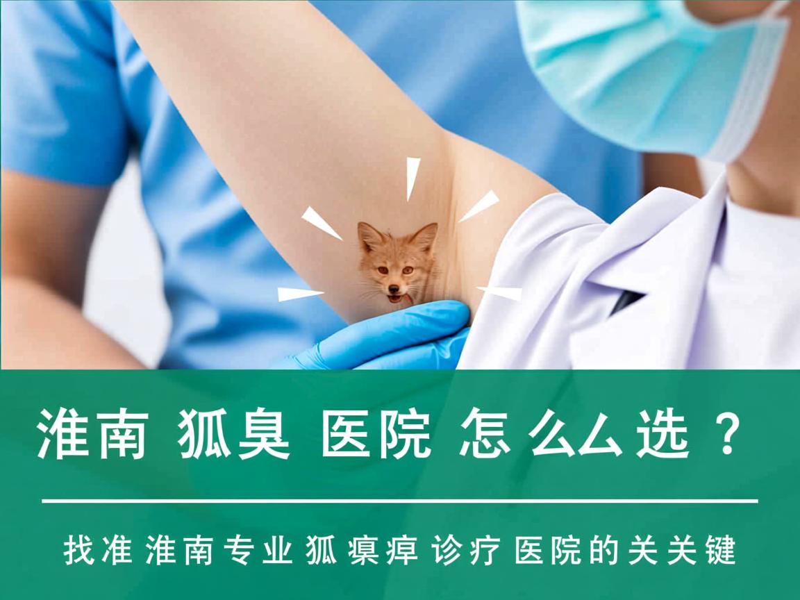 淮南狐臭医院怎么选？找准淮南专业狐臭诊疗医院的关键