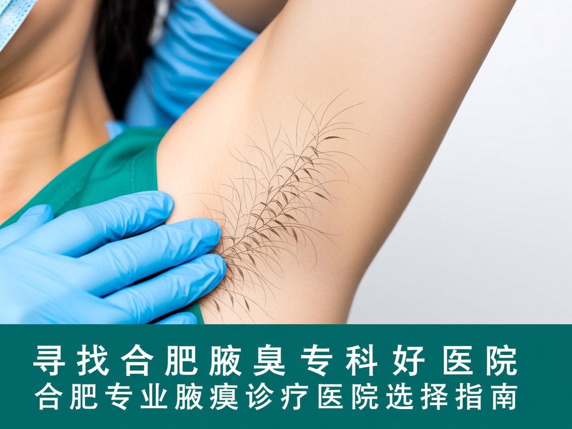 寻找合肥腋臭专科好医院，合肥专业腋臭诊疗医院选择指南