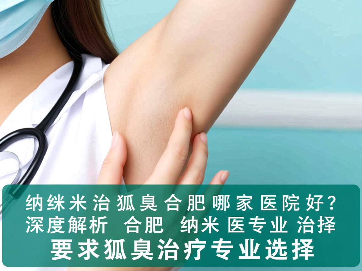 纳米治狐臭合肥哪家医院好？深度解析合肥纳米狐臭治疗专业选择