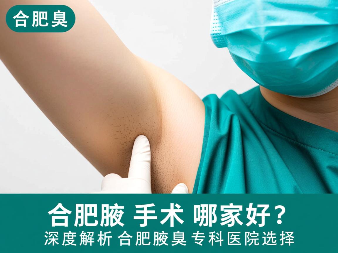合肥腋臭手术哪家好？深度解析合肥腋臭专科医院选择
