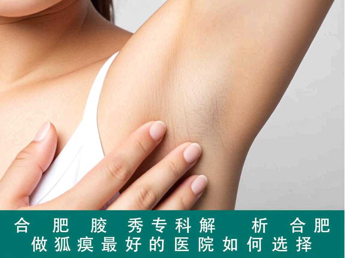合肥腋秀专科解析，合肥做狐臭最好的医院如何选择