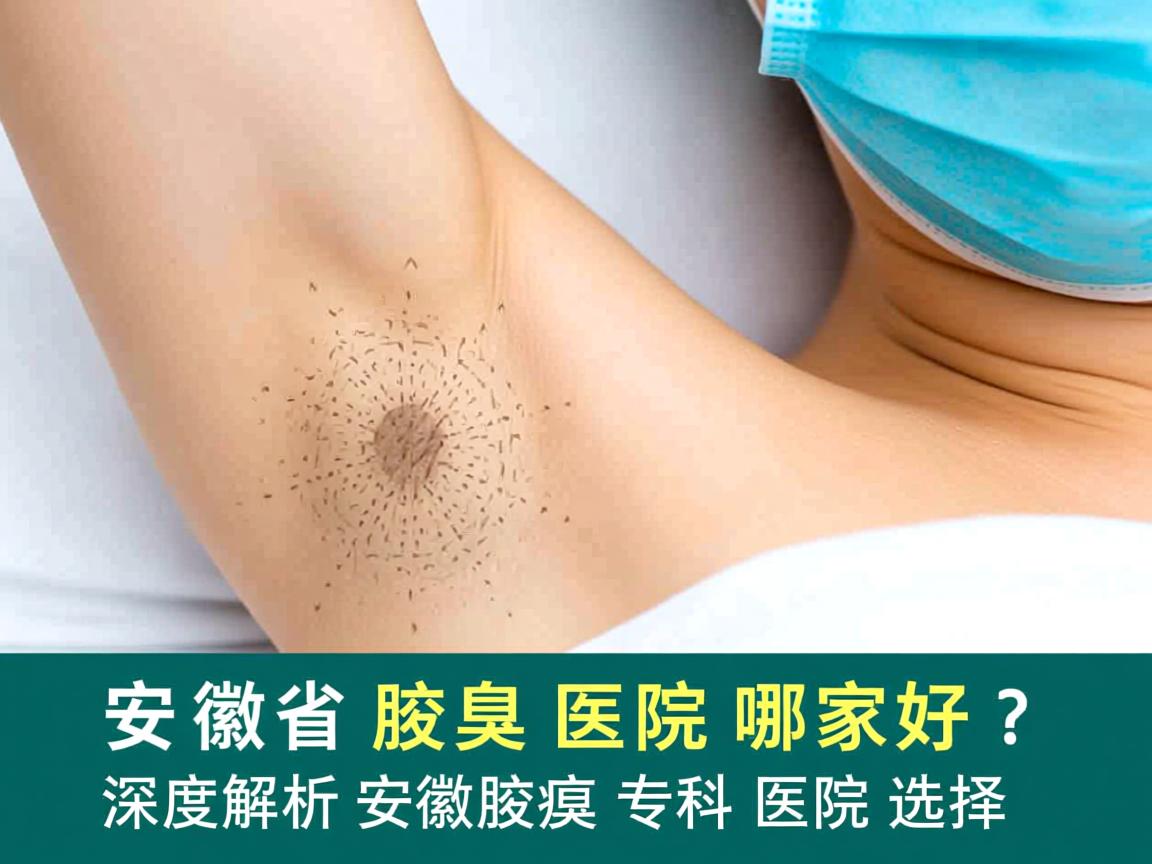 安徽省腋臭医院哪家好？深度解析安徽腋臭专科医院选择