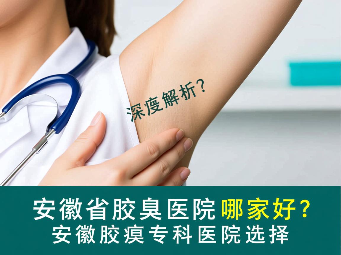 安徽省腋臭医院哪家好？深度解析安徽腋臭专科医院选择
