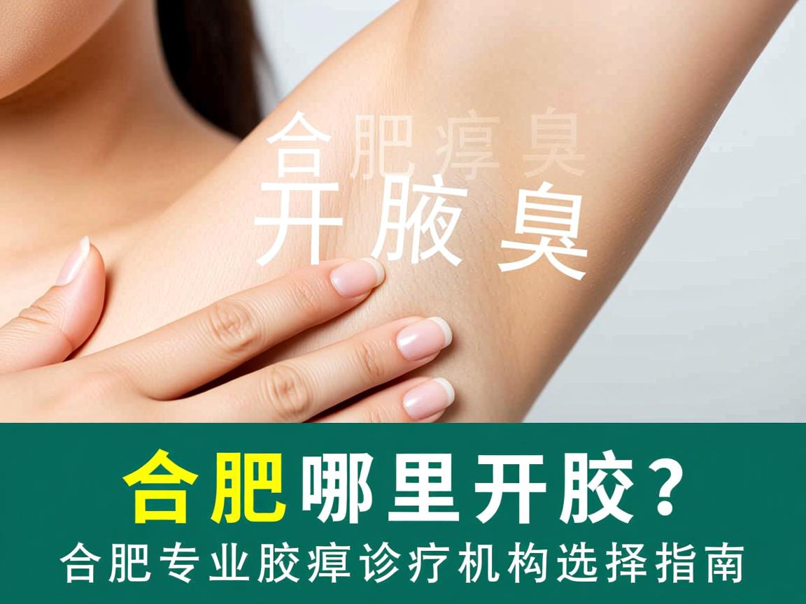 合肥哪里开腋臭？合肥专业腋臭诊疗机构选择指南
