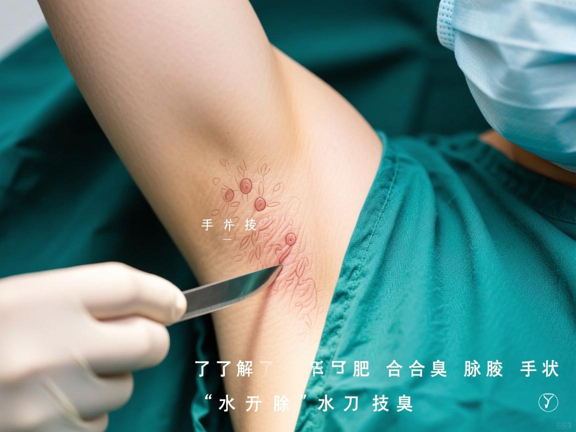 了解合肥腋臭手术水刀技术，水刀除腋臭的优势解析
