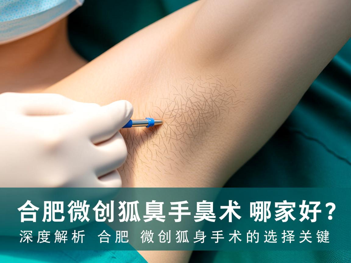 合肥微创狐臭手术哪家好？深度解析合肥微创狐臭手术的选择关键