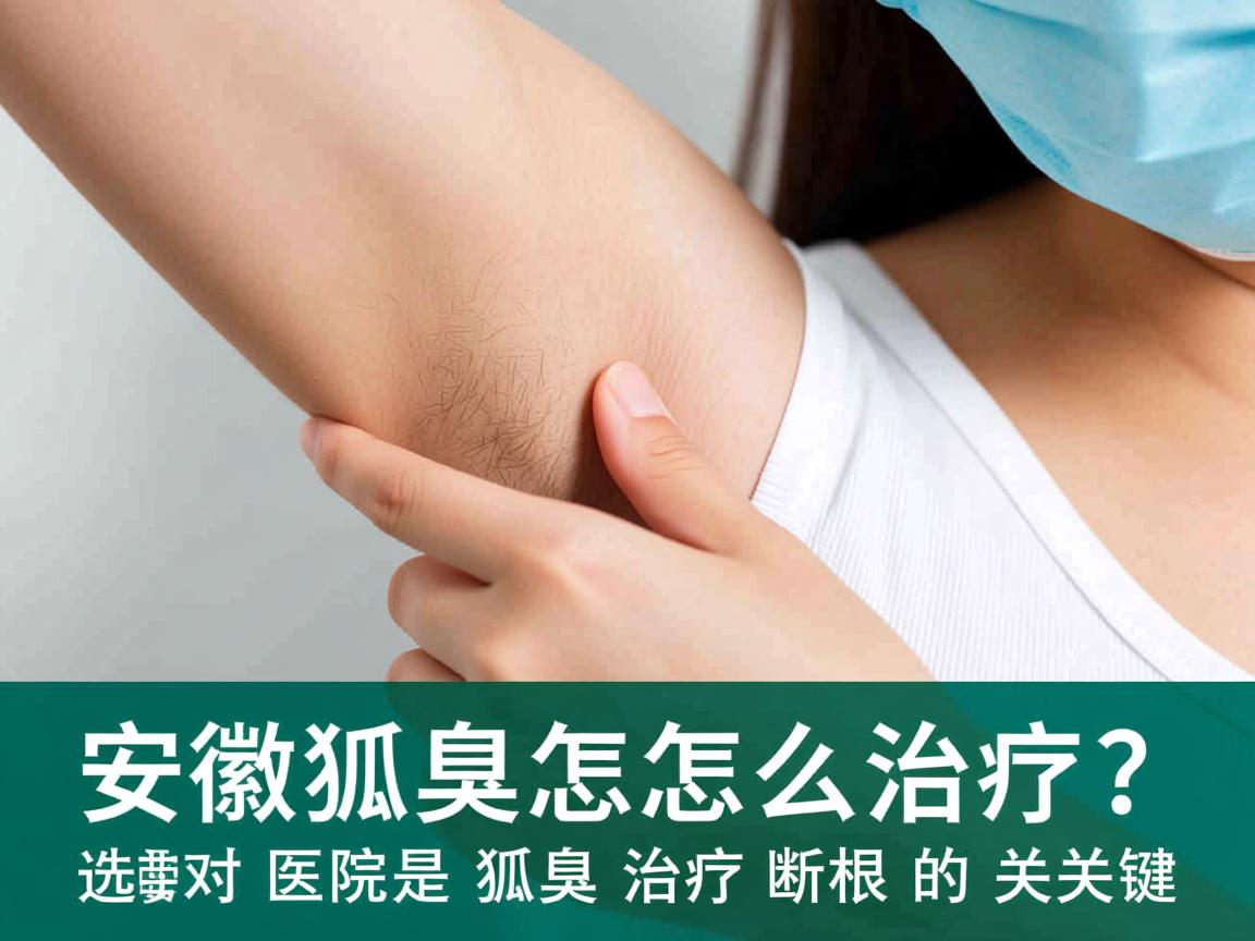 安徽狐臭怎么治疗？选对医院是狐臭治疗断根的关键