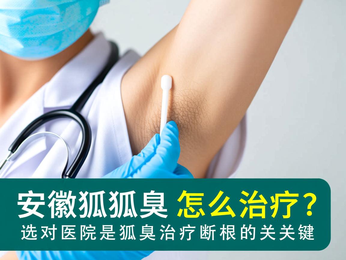 安徽狐臭怎么治疗？选对医院是狐臭治疗断根的关键