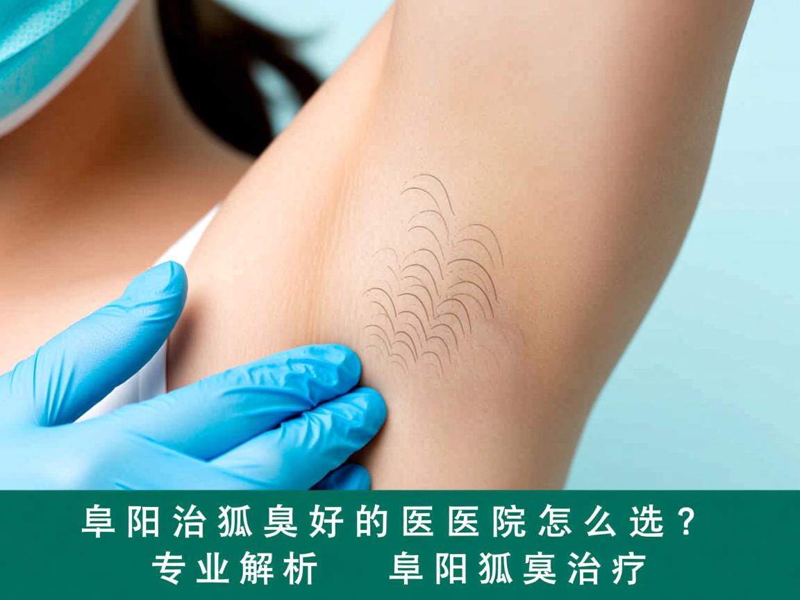 阜阳治狐臭好的医院怎么选？专业解析阜阳狐臭治疗