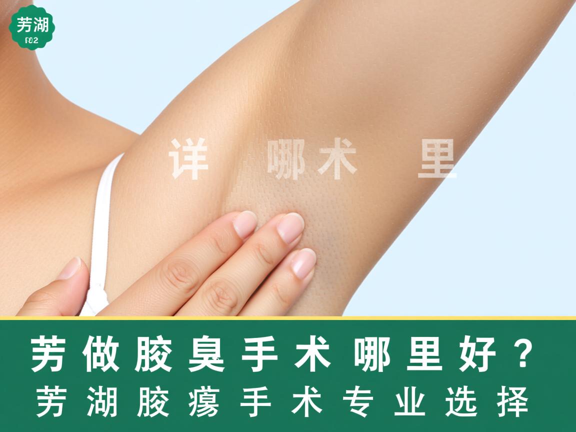 芜湖做腋臭手术哪里好?详解芜湖腋臭手术专业选择 芜湖做腋臭手术哪里好?详解芜湖腋臭手术专业选择
