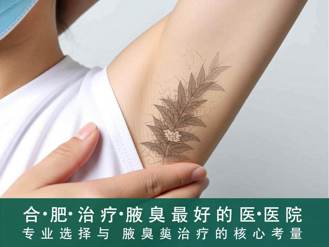 合肥治疗腋臭最好的医院，专业选择与腋臭治疗的核心考量