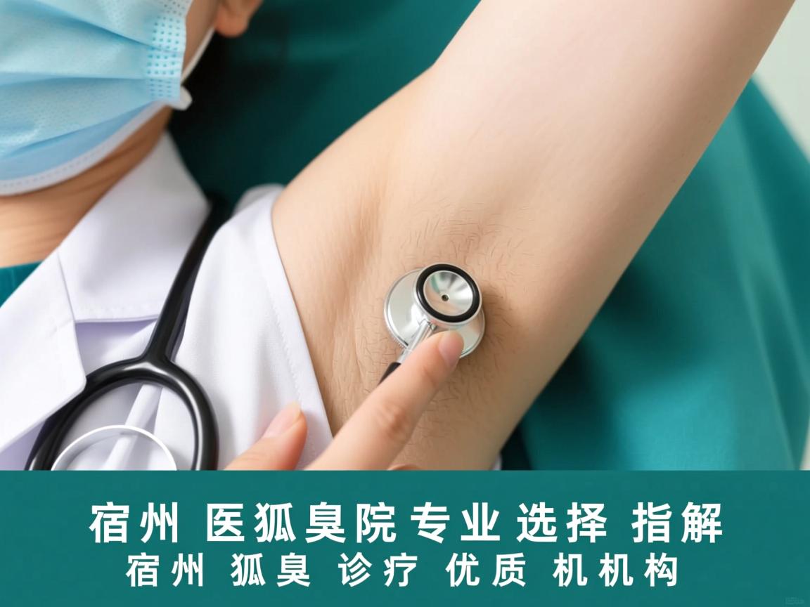 宿州狐臭医院专业选择指南，详解宿州狐臭诊疗优质机构