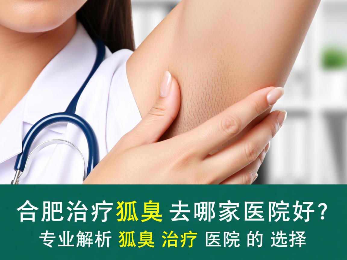 合肥治疗狐臭去哪家医院好？专业解析狐臭治疗医院的选择