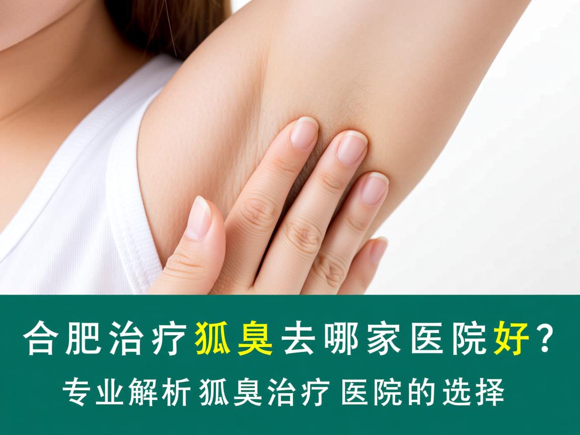 合肥治疗狐臭去哪家医院好？专业解析狐臭治疗医院的选择