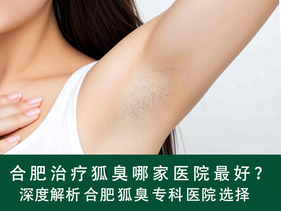 合肥治疗狐臭哪家医院最好？深度解析合肥狐臭专科医院选择