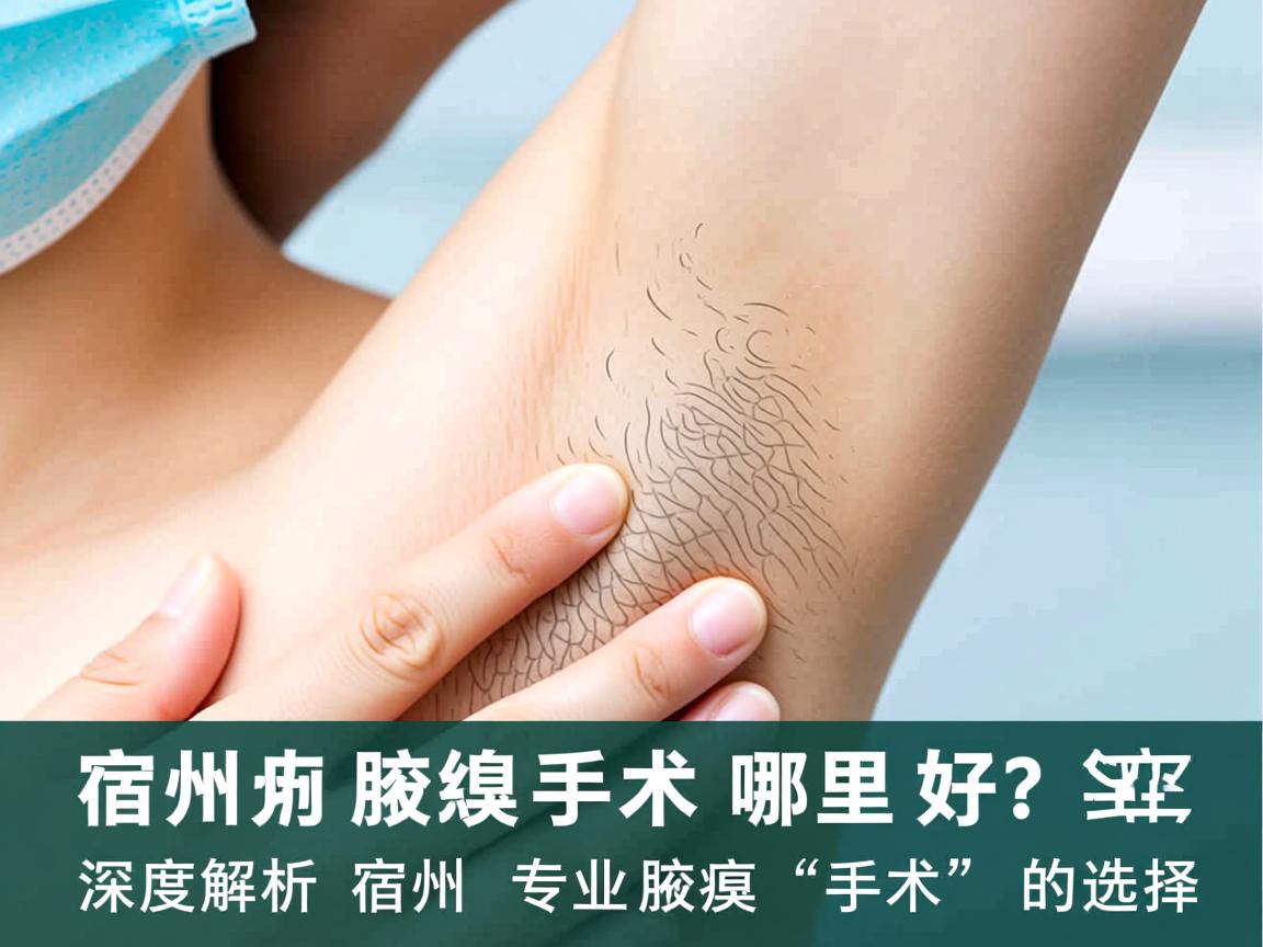 宿州腋臭手术哪里好?深度解析宿州专业腋臭手术的选择 宿州腋臭手术哪里好?深度解析宿州专业腋臭手术的选择