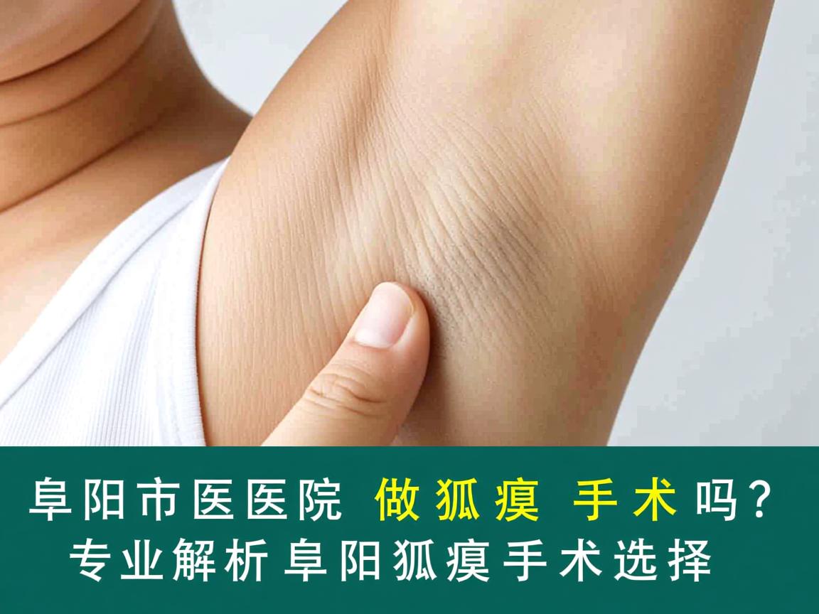 阜阳市医院做狐臭手术吗？专业解析阜阳狐臭手术选择