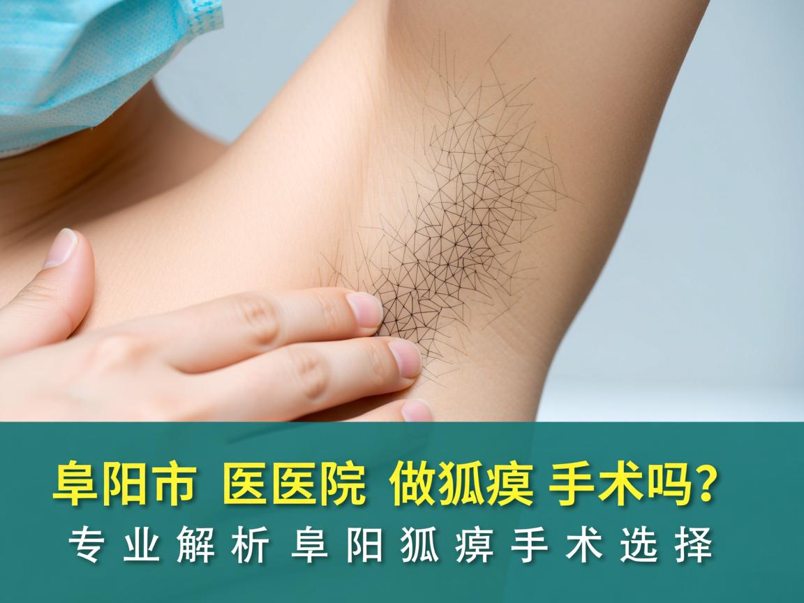 阜阳市医院做狐臭手术吗？专业解析阜阳狐臭手术选择