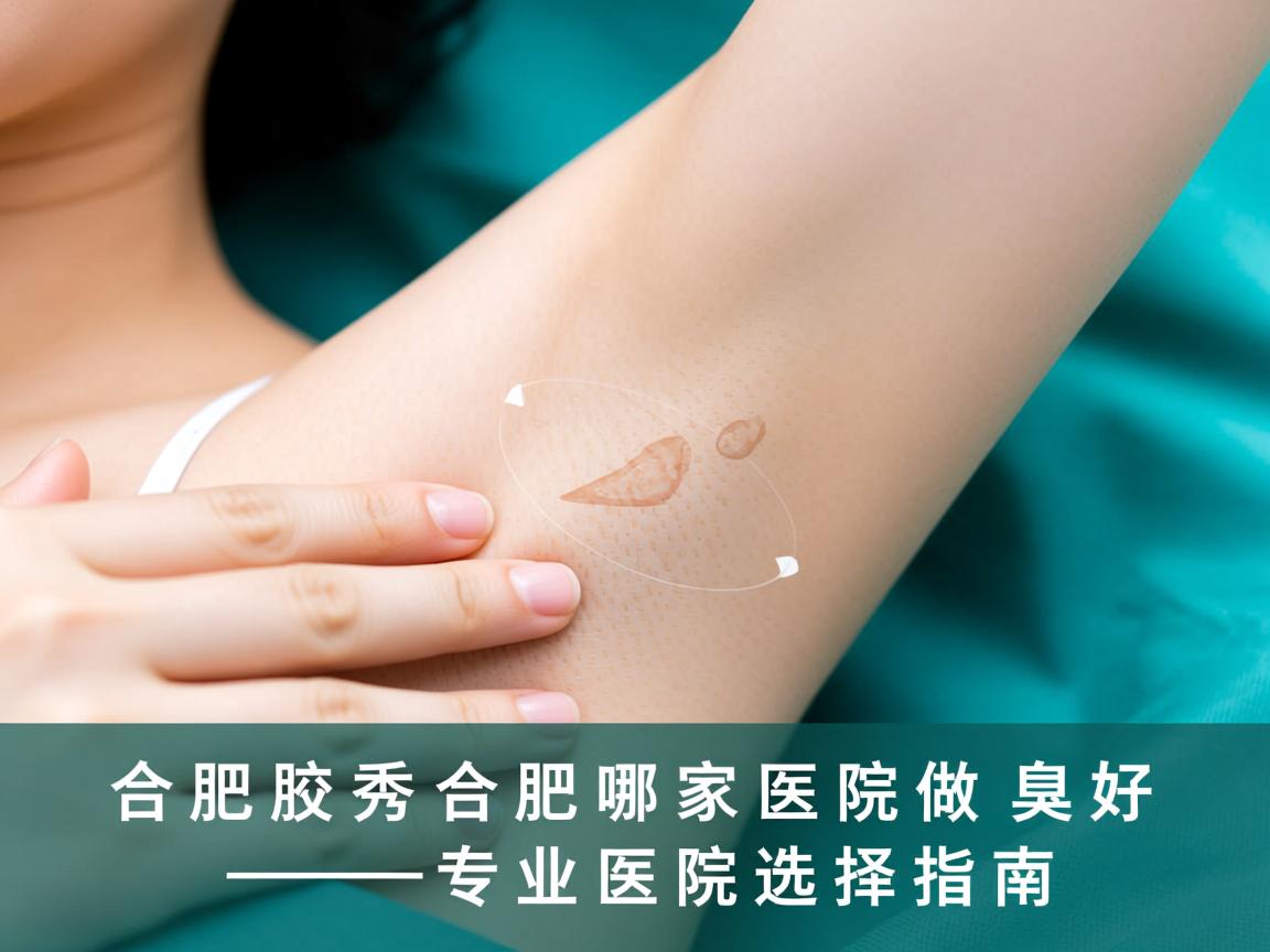 合肥腋秀解析，合肥哪家医院做腋臭好，专业医院选择指南
