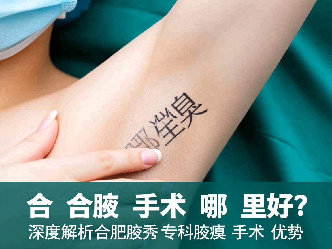合肥腋臭手术哪里好?深度解析合肥腋秀专科腋臭手术优势 合肥腋臭手术哪里好?深度解析合肥腋秀专科腋臭手术优势