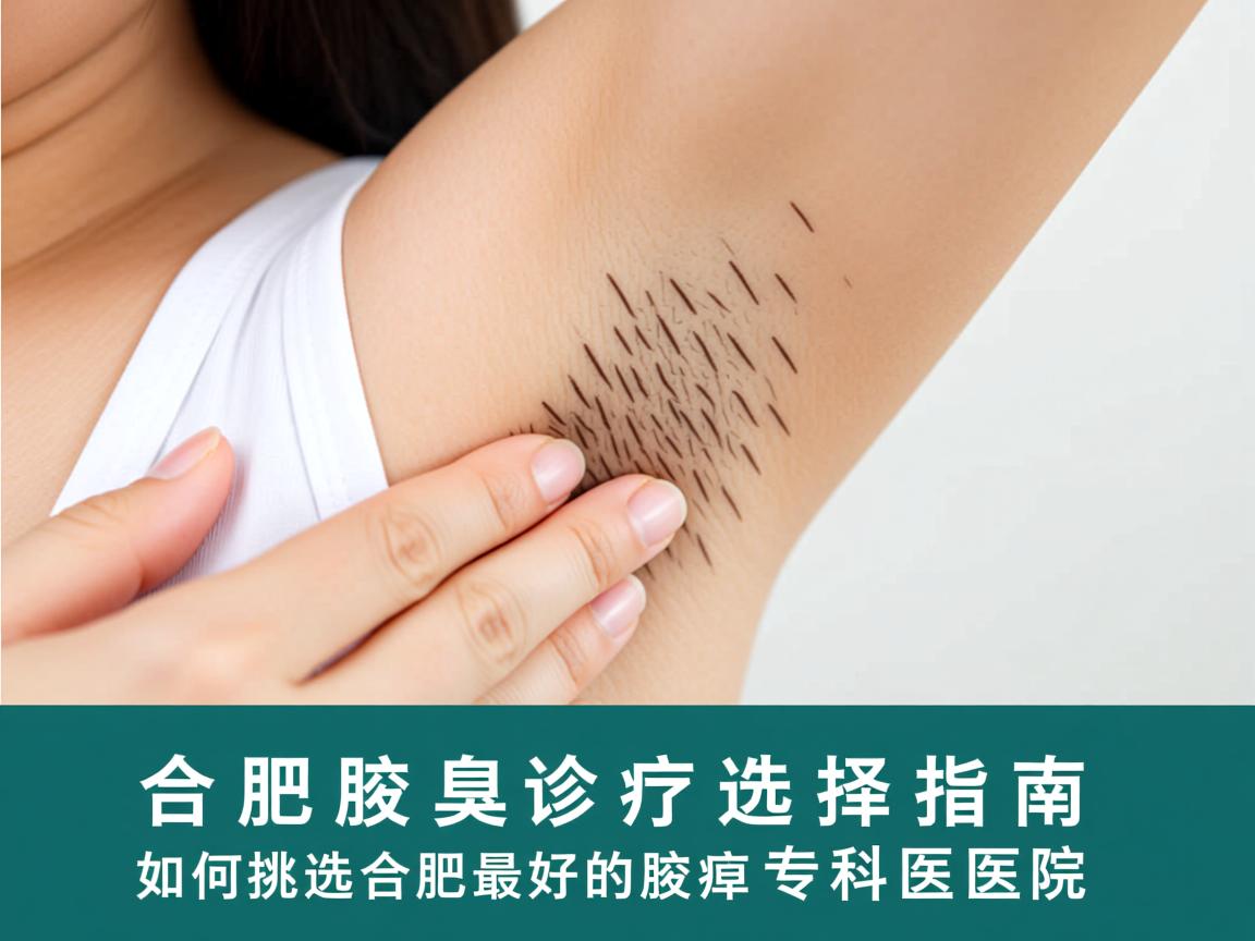 合肥腋臭诊疗选择指南，如何挑选合肥最好的腋臭专科医院