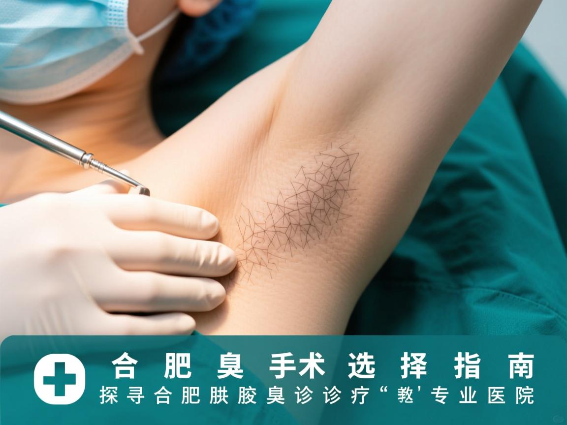 合肥腋臭手术选择指南，探寻合肥腋臭诊疗的专业医院