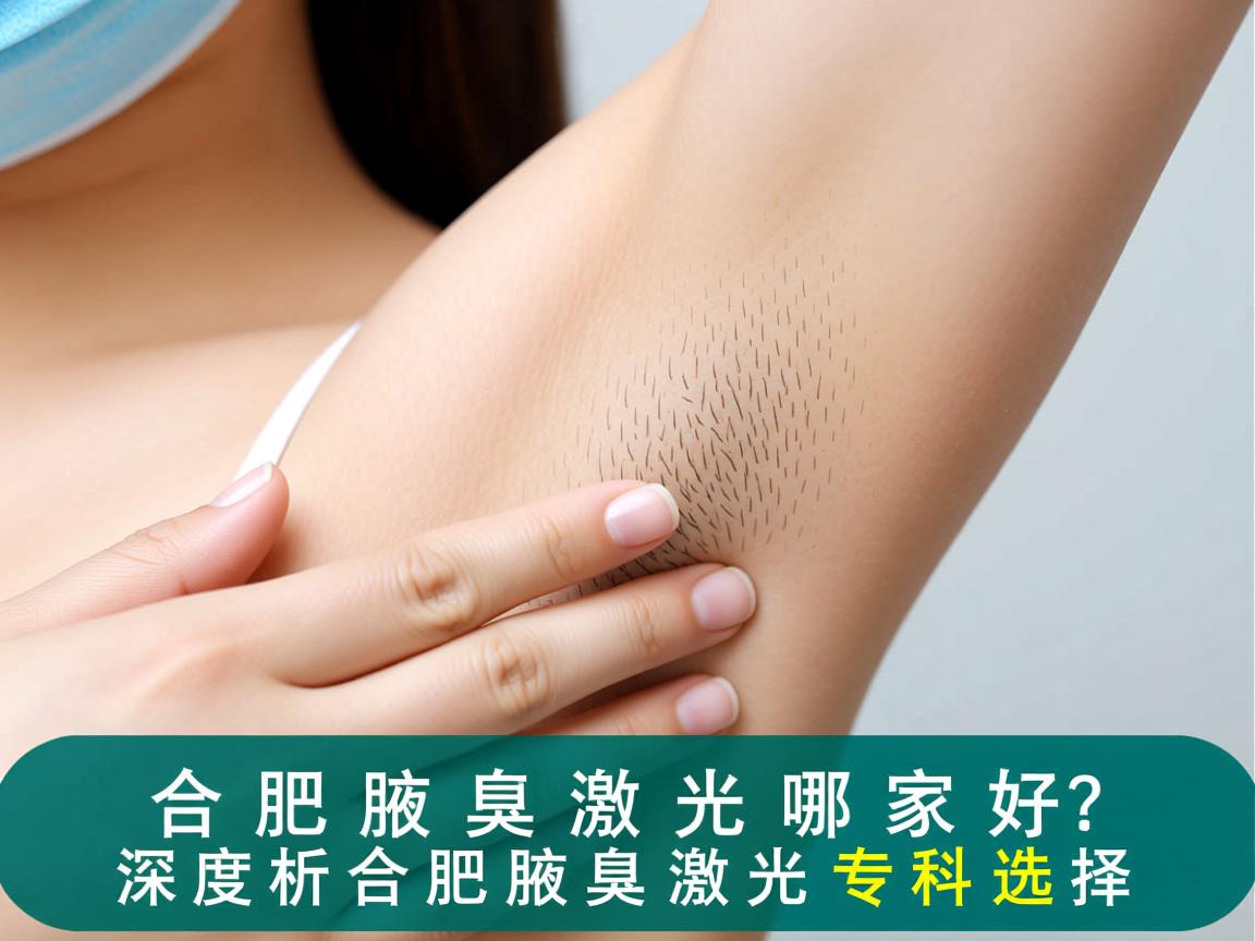 合肥腋臭激光哪家好？深度解析合肥腋臭激光专科选择