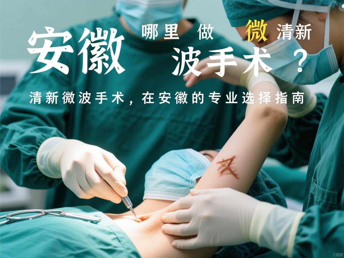 安徽哪里做清新微波手术?清新微波手术在安徽的专业选择指南 安徽哪里做清新微波手术?清新微波手术在安徽的专业选择指南