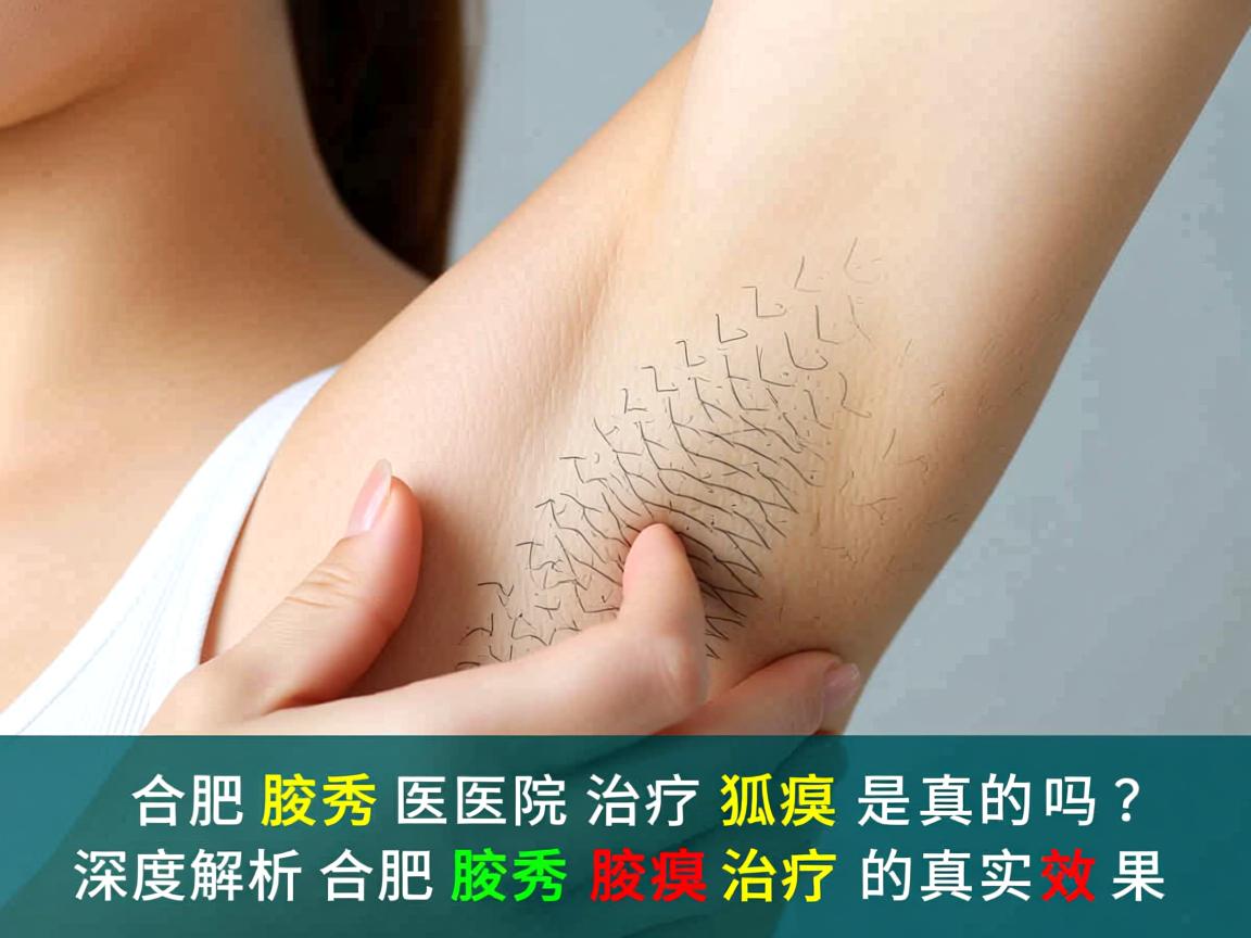 合肥腋秀医院治疗狐臭是真的吗？深度解析合肥腋秀腋臭治疗的真实效果