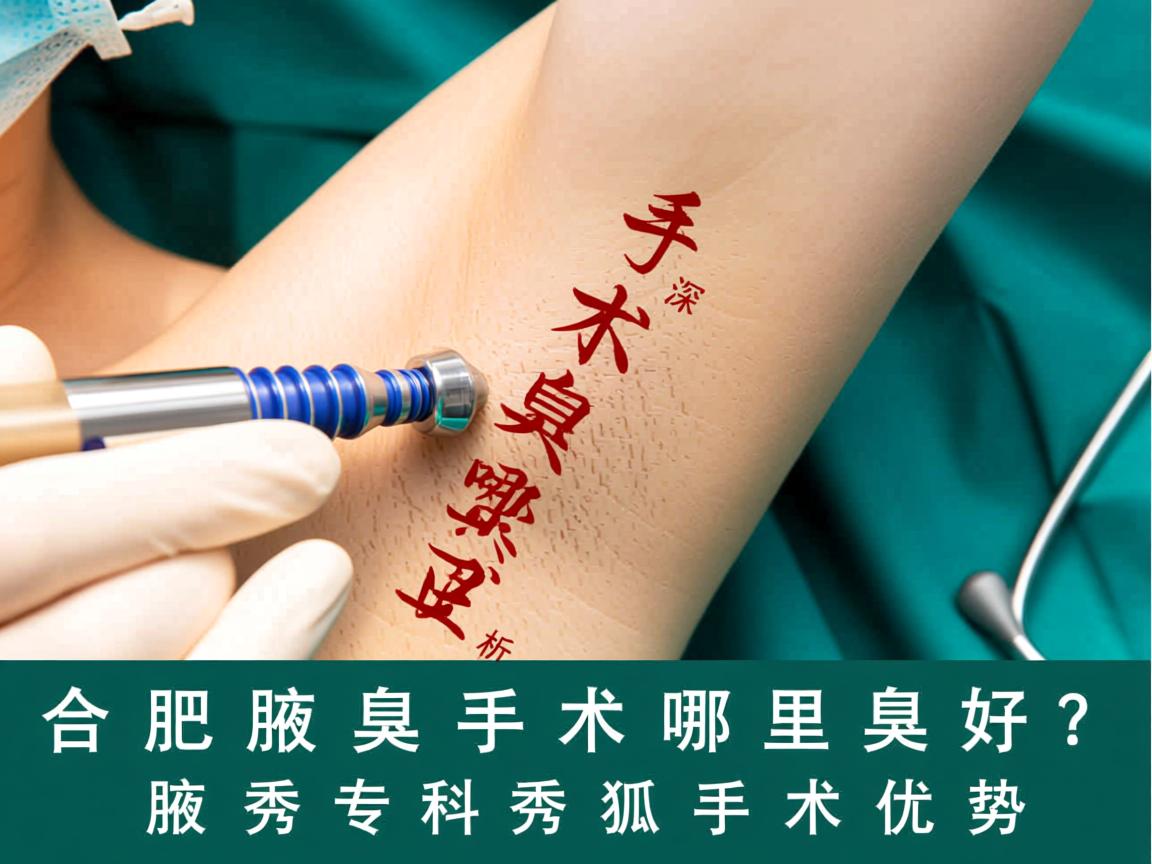 合肥腋臭手术哪里好?深度解析合肥腋秀专科的狐臭手术优势 合肥腋臭手术哪里好?深度解析合肥腋秀专科的狐臭手术优势