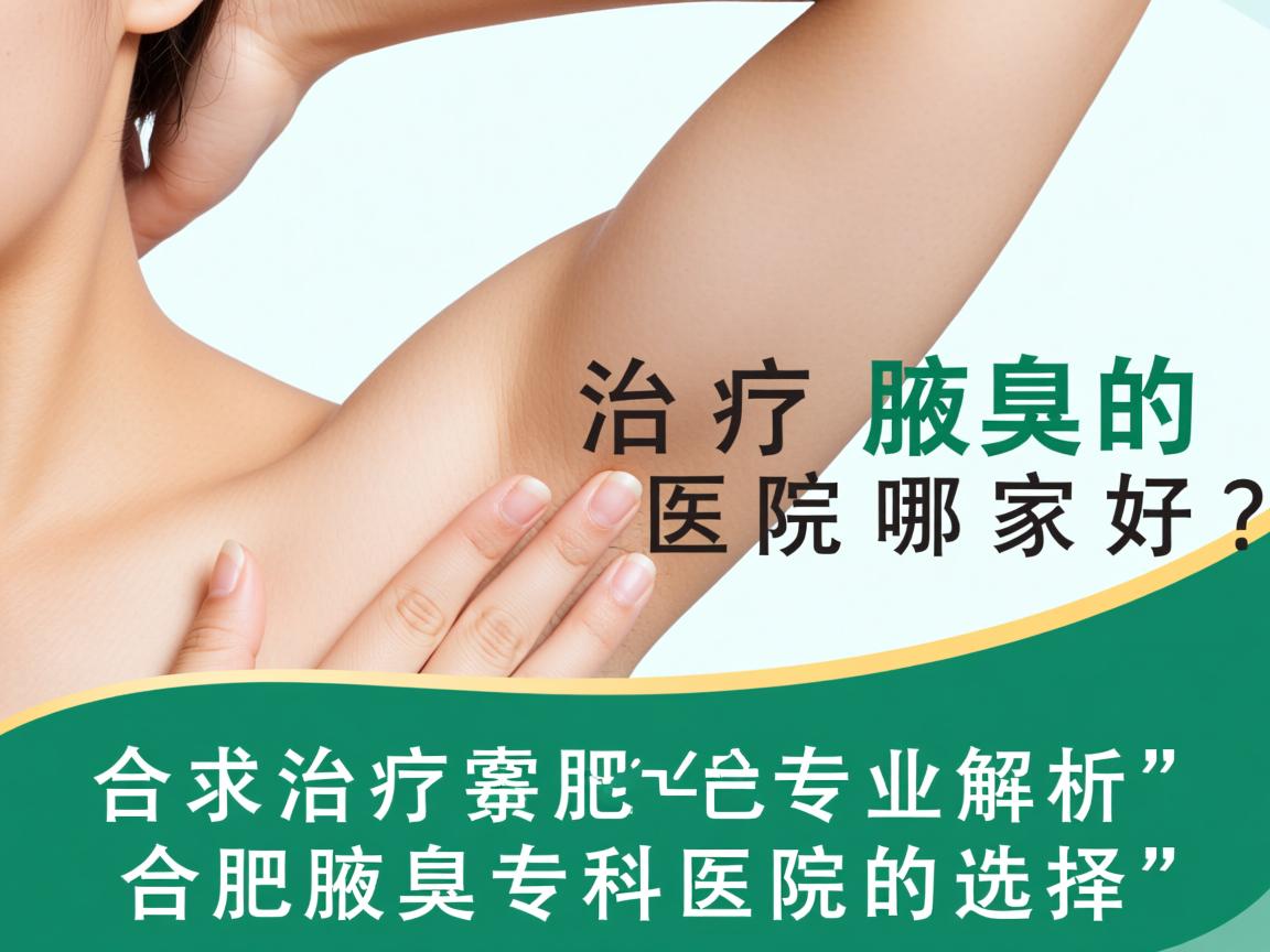 合肥治疗腋臭的医院哪家好?专业解析合肥腋臭专科医院的选择 合肥治疗腋臭的医院哪家好?专业解析合肥腋臭专科医院的选择