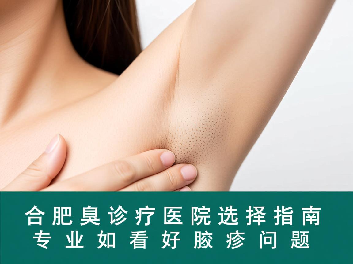合肥腋臭诊疗医院选择指南，专业医院如何看好腋臭问题