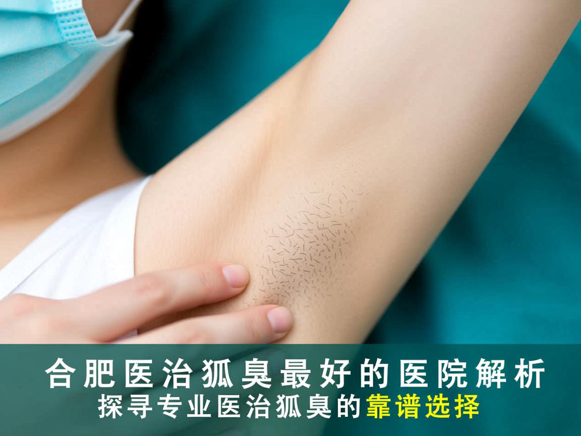 合肥医治狐臭最好的医院解析，探寻专业医治狐臭的靠谱选择