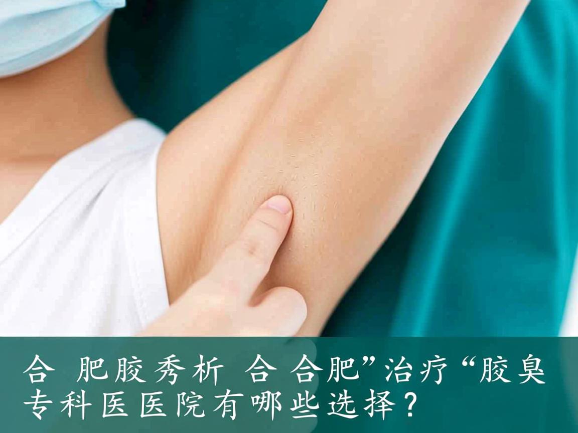 合肥腋秀解析，合肥治疗腋臭的专科医院有哪些选择？