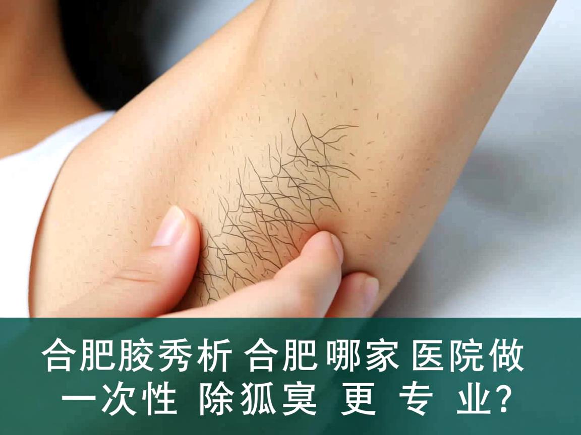 合肥腋秀解析，合肥哪家医院做一次性除狐臭更专业？