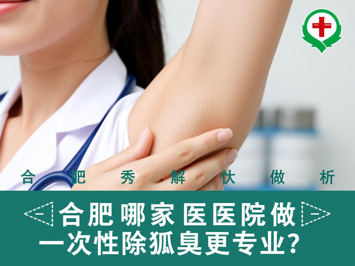 合肥腋秀解析，合肥哪家医院做一次性除狐臭更专业？