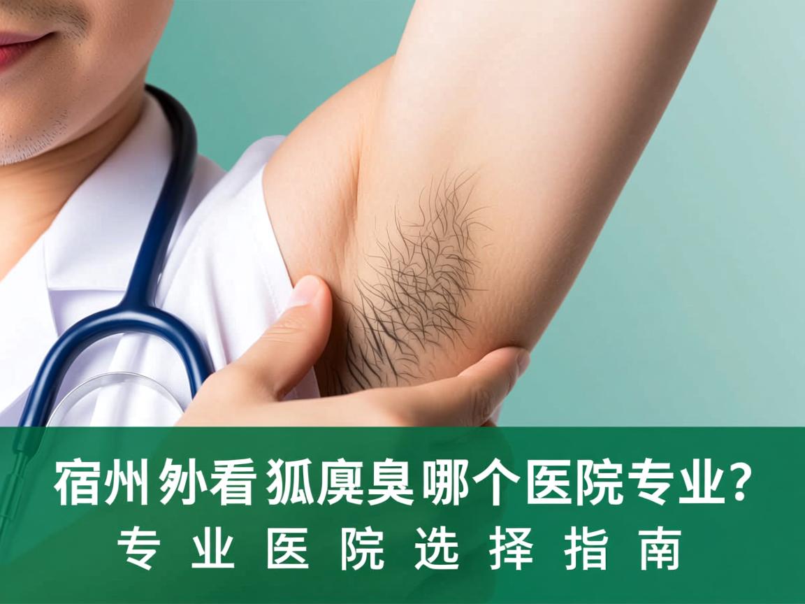 宿州看狐臭哪个医院专业?专业医院选择指南 宿州看狐臭哪个医院专业?专业医院选择指南
