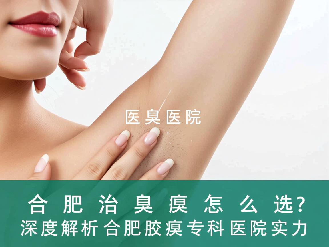 合肥治疗腋臭医院怎么选？深度解析合肥腋臭专科医院实力