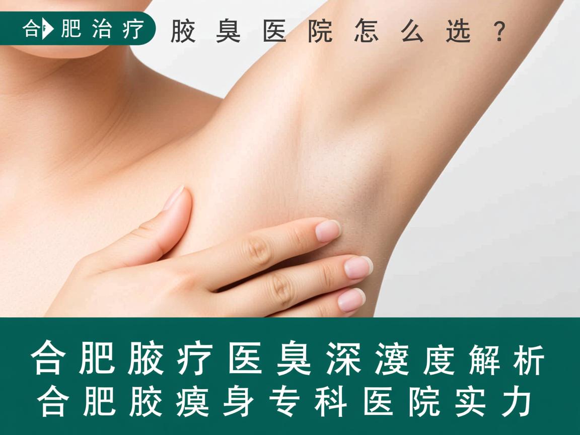 合肥治疗腋臭医院怎么选？深度解析合肥腋臭专科医院实力