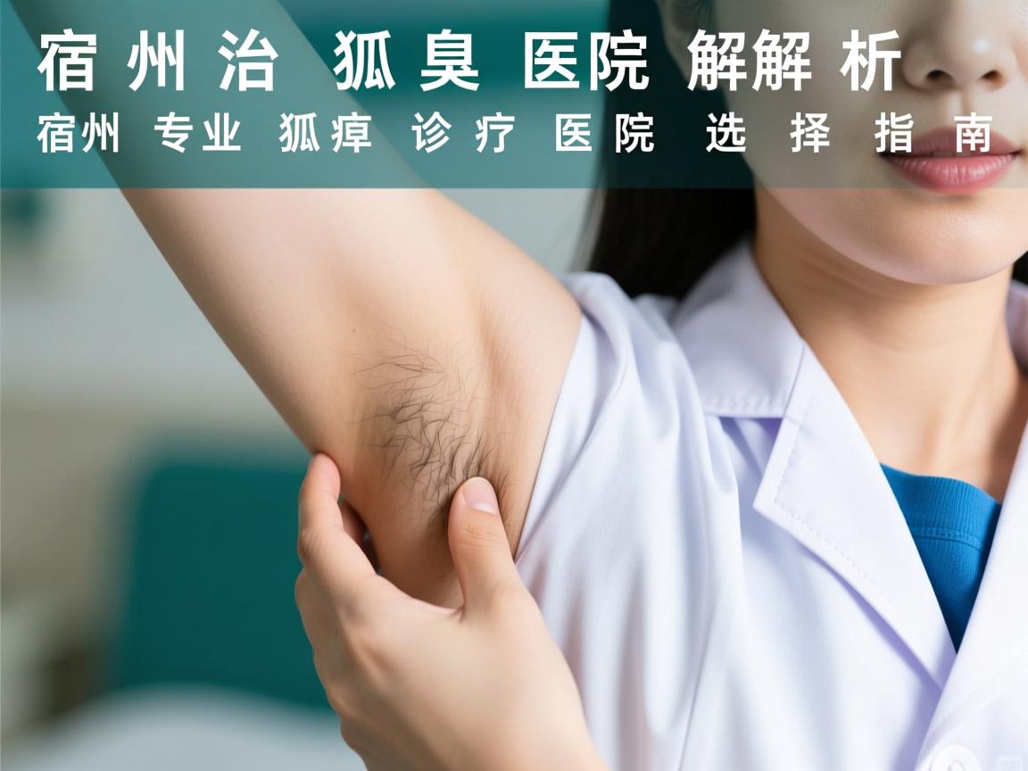 宿州治狐臭医院解析，宿州专业狐臭诊疗医院的选择指南