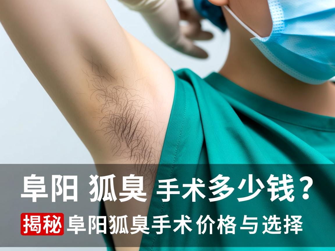 阜阳狐臭手术多少钱？揭秘阜阳狐臭手术价格与选择